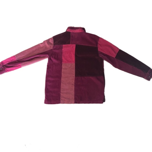 Urban Outfitters Pink Patchwork Button Up courderoy outerwear - Picture 4 of 4